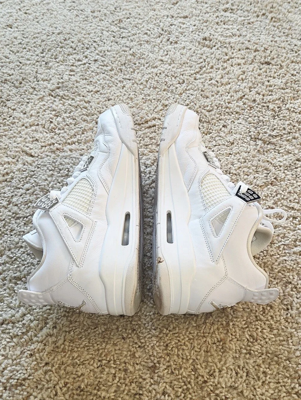 Jordan Men's 4 Retro 'Pure Money' 2017 SZ14 ( 308497-100)